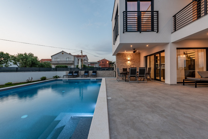 Exterior, Villa Olivia with a heated pool and jacuzzi, Zaton, Dalmatia, Croatia Zaton