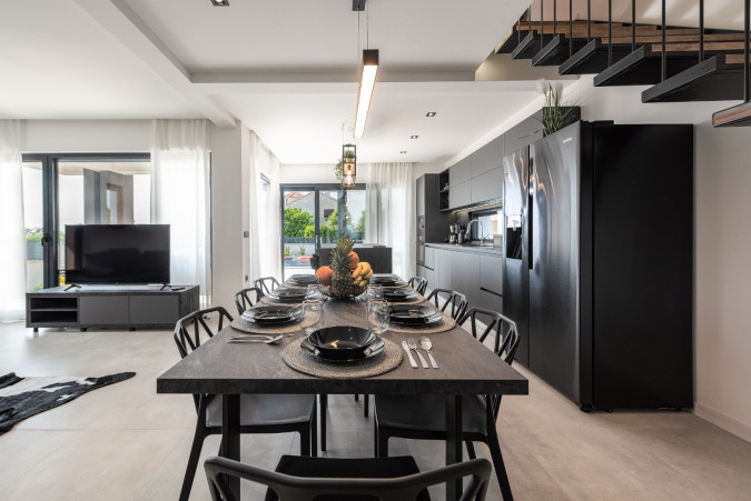 Interior, Villa Olivia with a heated pool and jacuzzi, Zaton, Dalmatia, Croatia Zaton
