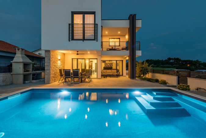 Exterior, Villa Olivia with a heated pool and jacuzzi, Zaton, Dalmatia, Croatia Zaton