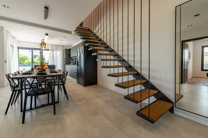 Interior, Villa Olivia with a heated pool and jacuzzi, Zaton, Dalmatia, Croatia Zaton