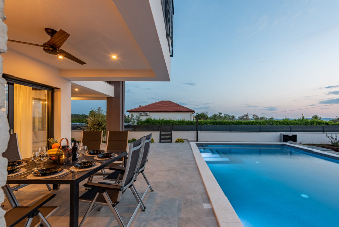 Exterior, Villa Olivia with a heated pool and jacuzzi, Zaton, Dalmatia, Croatia Zaton