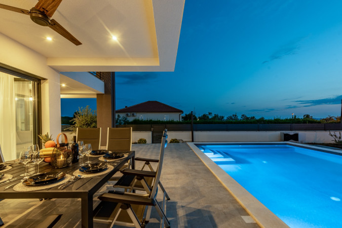 Exterior, Villa Olivia with a heated pool and jacuzzi, Zaton, Dalmatia, Croatia Zaton