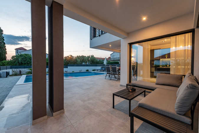 Exterior, Villa Olivia with a heated pool and jacuzzi, Zaton, Dalmatia, Croatia Zaton