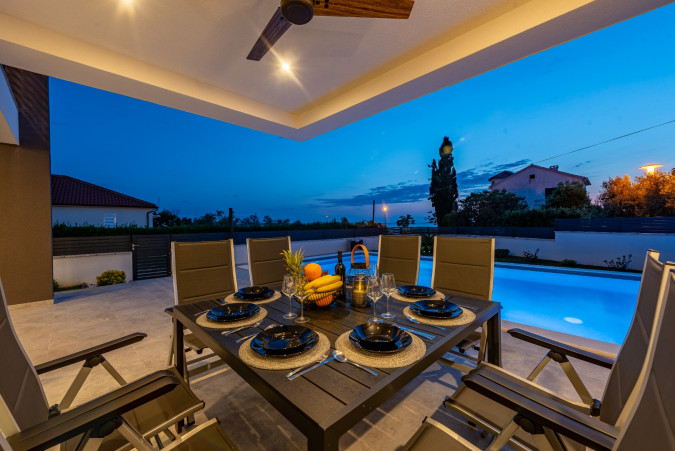 Exterior, Villa Olivia with a heated pool and jacuzzi, Zaton, Dalmatia, Croatia Zaton