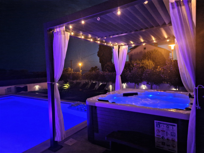Exterior, Villa Olivia with a heated pool and jacuzzi, Zaton, Dalmatia, Croatia Zaton