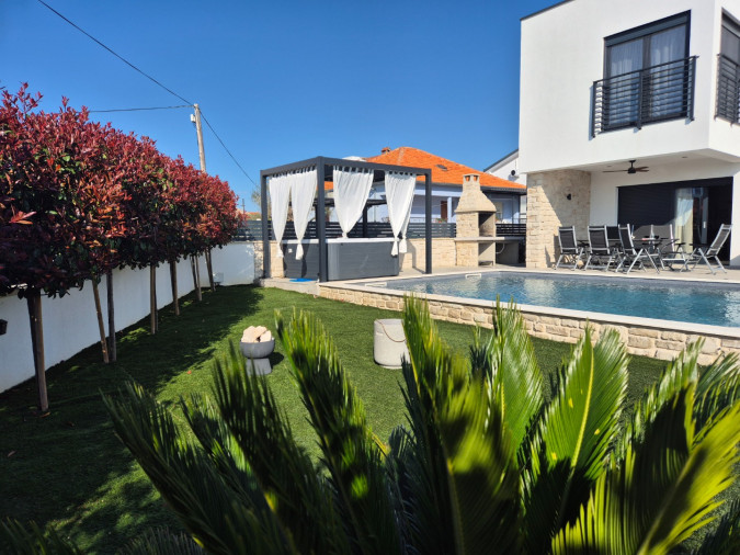Exterior, Villa Olivia with a heated pool and jacuzzi, Zaton, Dalmatia, Croatia Zaton