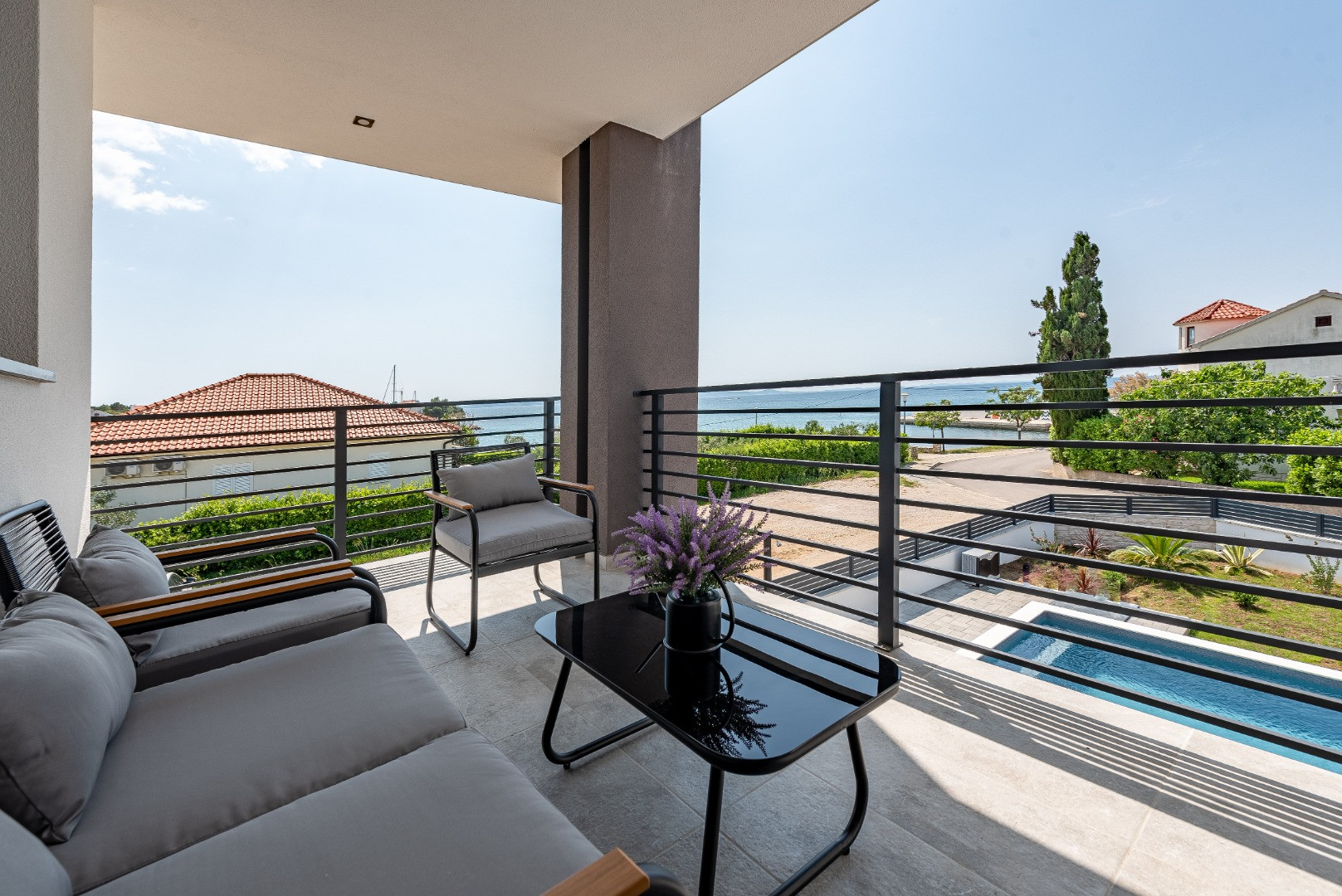 Charming new Villa Olivia in Zaton  - 30 m from the sea with heated pool and jacuzzi, Villa Olivia with a heated pool and jacuzzi, Zaton, Dalmatia, Croatia Zaton